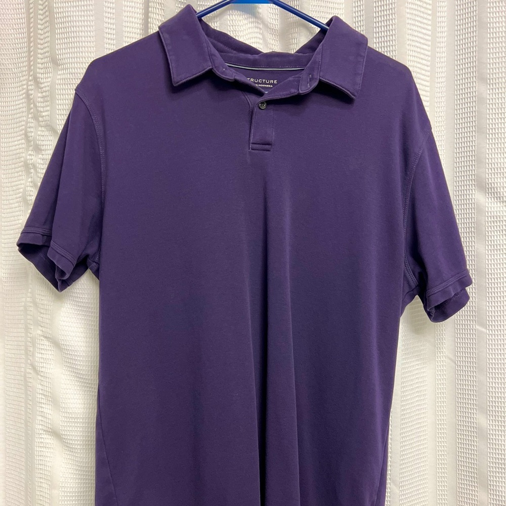 4/$25 Structure polo in purple